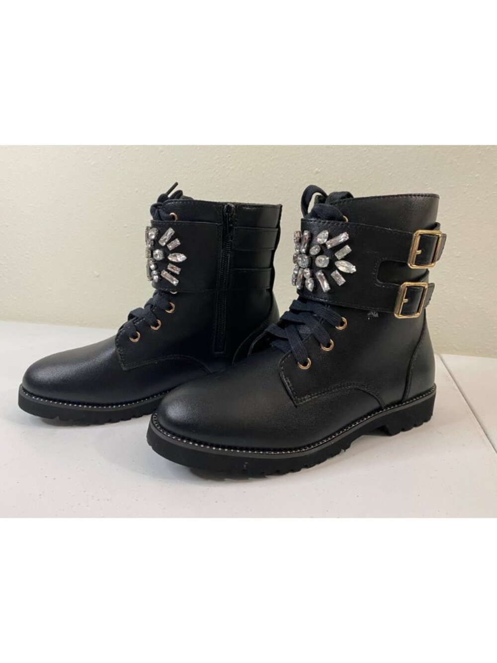 NWT Kurt Geiger London Stoop Boot - Little Girls / Big Girls - Black / Size 4M - Picture 10 of 16